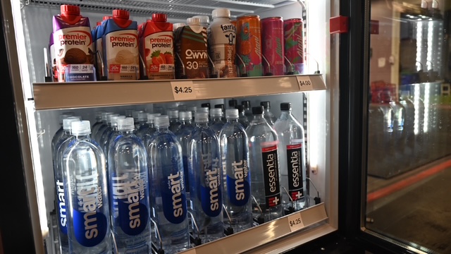 Beverages in vending machine